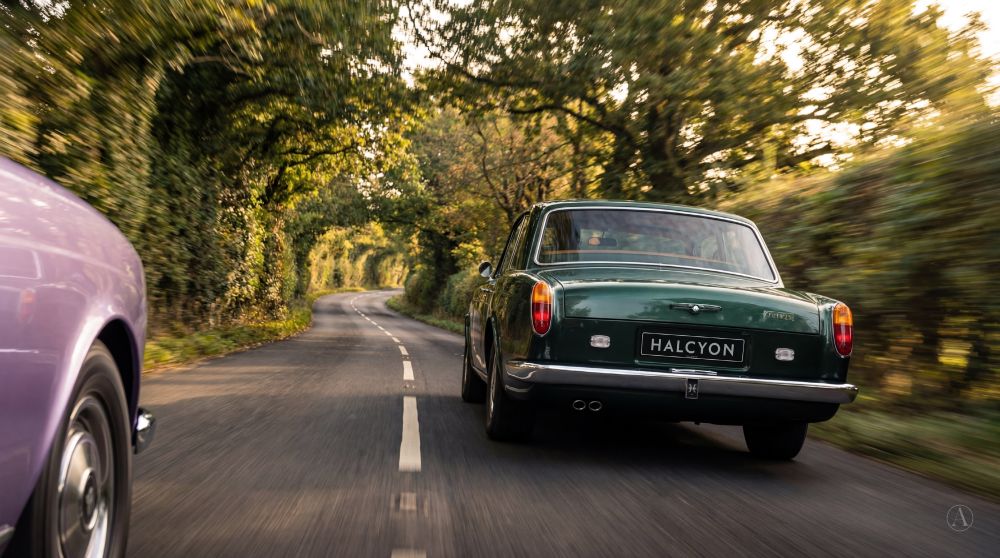 Photograph of the Halcyon in motion.